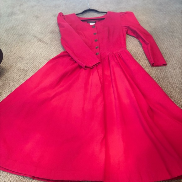 Vintage Western Jean Dress in Pink 🤠 💯 Cotton dry cleaning tag attached! - Picture 9 of 14